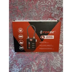 4-pack Forge Travel Sentry TSA21105 TSA Certified Travel Lock NEW